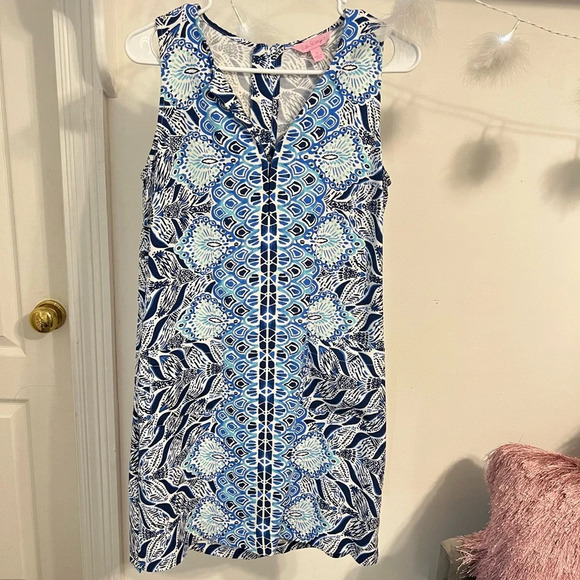 FINAL PRICE Women's Lilly Pulitzer Kelby Stretch Shift Dress - Picture 1 of 5